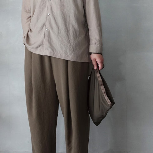 leaf handle pouch _ no.2 / nylon twill